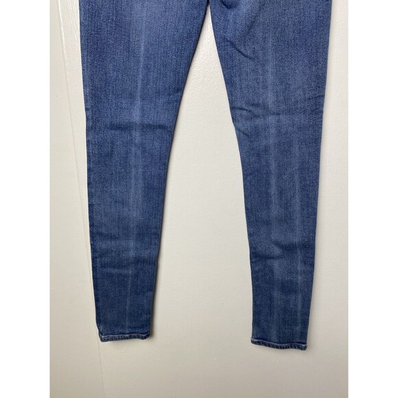 Agolde Blue Jeans Stretch Size 26 Denim Skinny Long Leg Pockets Mid Rise - Picture 3 of 12